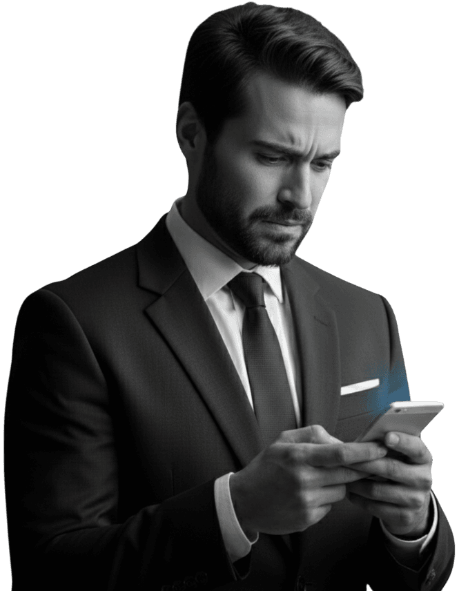 Person struggling with language barriers before using BhaShaVox